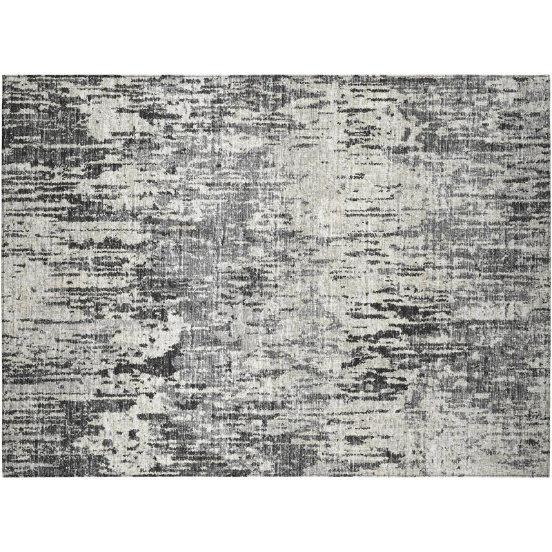 Tapis intérieur / extérieur en polyester tissé à la machine Riordan, null