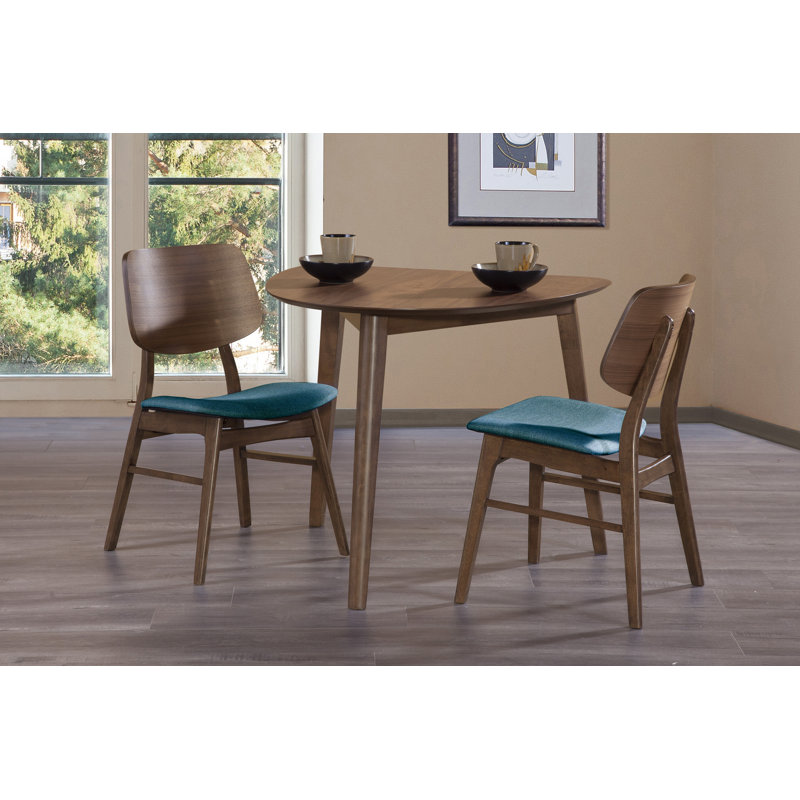Ensemble de tables de coin en bois 3 pièces Gannaway, Brun/vert