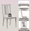 Chaise d'appoint en lin et finition naturelle