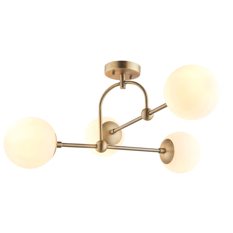 Cadel Glass Semi Flush Mount