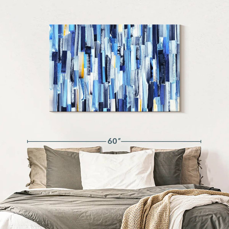 Abstract Vertical Canvas Print, 30" H x 45" W x 1.25" D