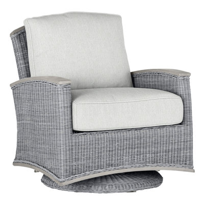 Fauteuil oscillant pivotant d'extérieur en résine Astoria N-Dura