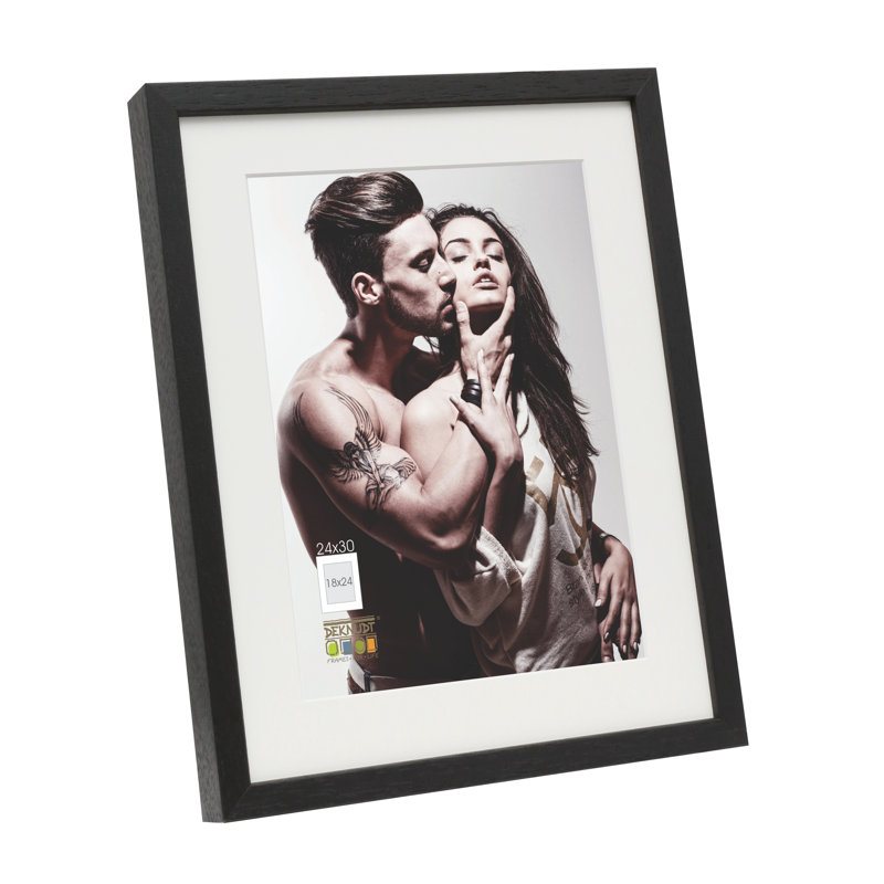 Plevna Wood Picture Frame, 32cm H x 22cm W x 2.9cm D, Black