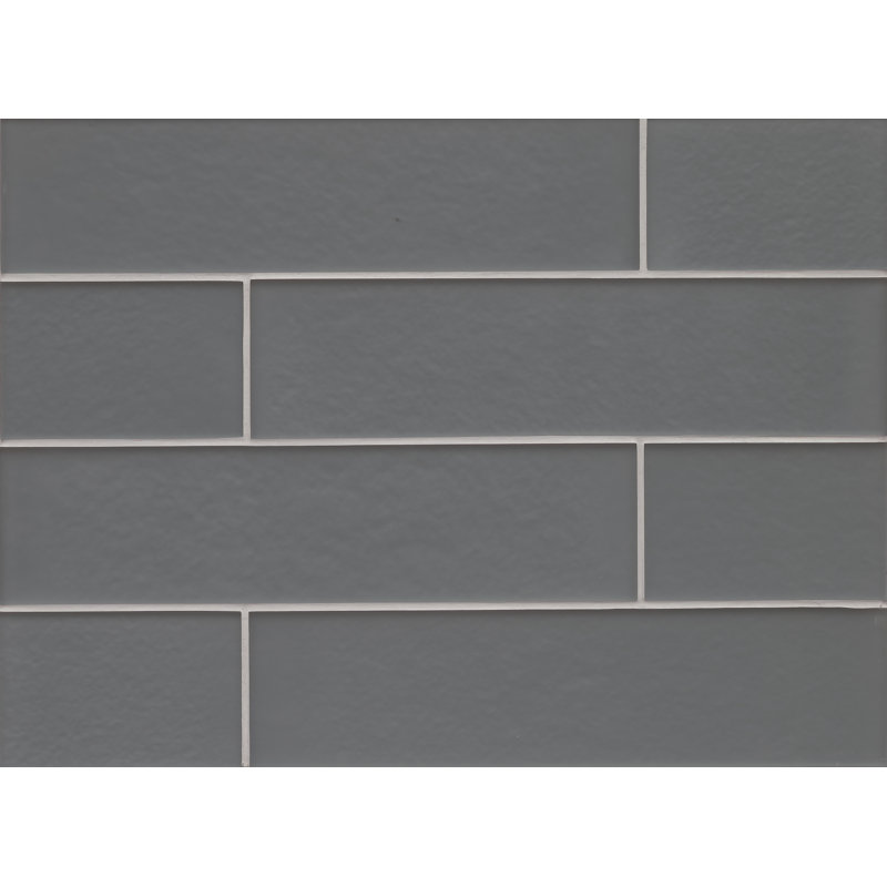 Manhattan 4" x 16" Glass Wall Tile, Subway 