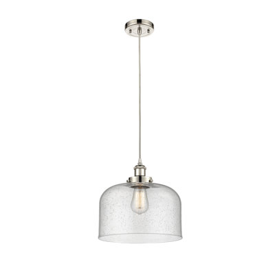Pamelia 12" W 1-Light Dimmable Mini Pendant