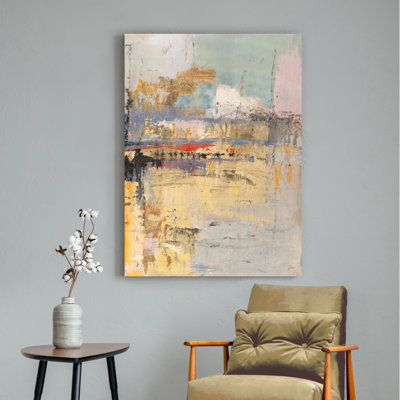 Moonset II by Lucas - Wrapped Canvas Painting