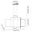 Vollmer 3-Light LED Square/Rectangle Chandelier Remote Dimmable -605722933