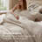 Bedsure 100% Washed Cotton Duvet Cover California King Set - Minimalist Cotton Beding Set For All Season-125402763-125402791