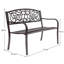 Asya Metal Outdoor Bench-1135821846