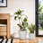 Amiin Modern Tapered Round Plastic Planter Set of 2, Indoor Outdoor HDPE Pot Planters-2064560732