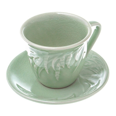 Renninger Ceramic Teacup and Saucer