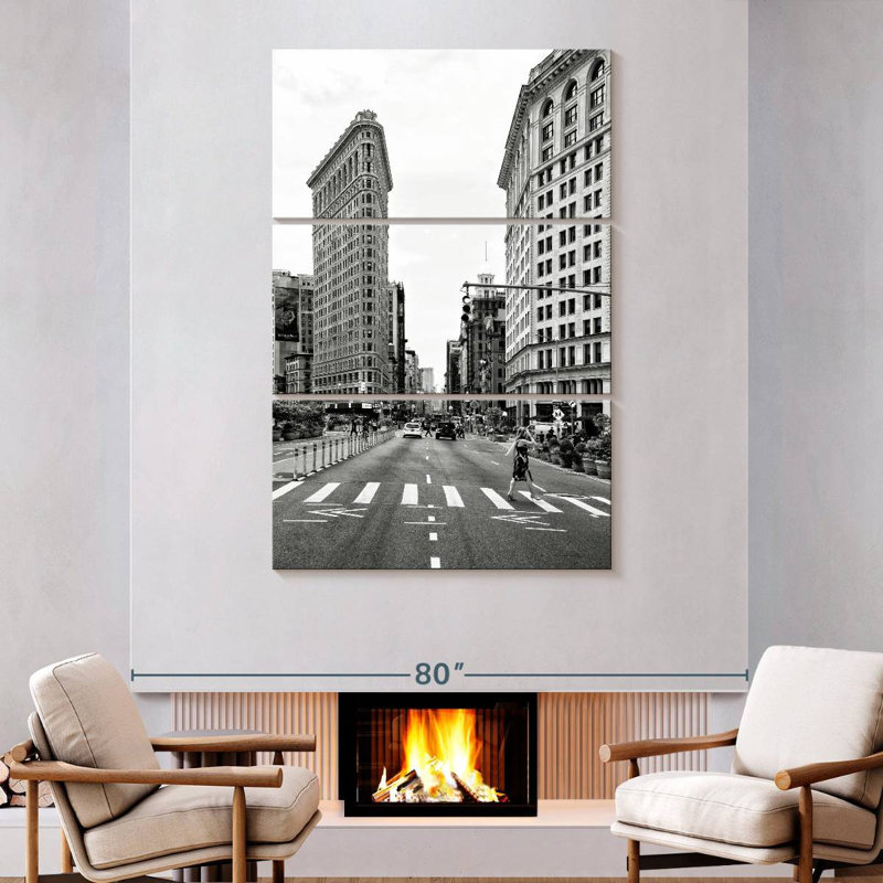 Masam The Flatiron Building, H 74 po x l 48 po