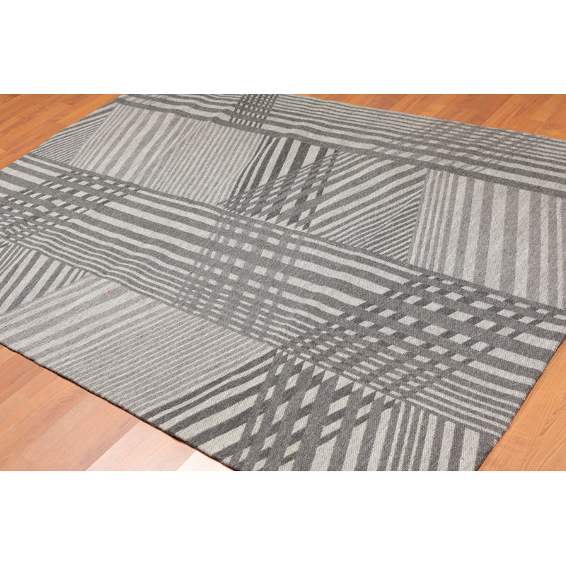 Haddad Wool Geometric Indoor Rug