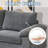 Rita 100.02" Wide Upholstered Corduroy Modular Sectional Sofa-584207738