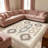 Beige Southwestern area rugs for Living Room, Soft and Comfortable, Suitable for all seasons, easy to maintain, machine washable Indoor floor mat, Under Table Farmhouse suitable for Bedroom, Dining Room, Study, Patio, Balcony, Home Decor-1438427601