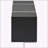 Black Contemporary Rectangle Design TV Stand
