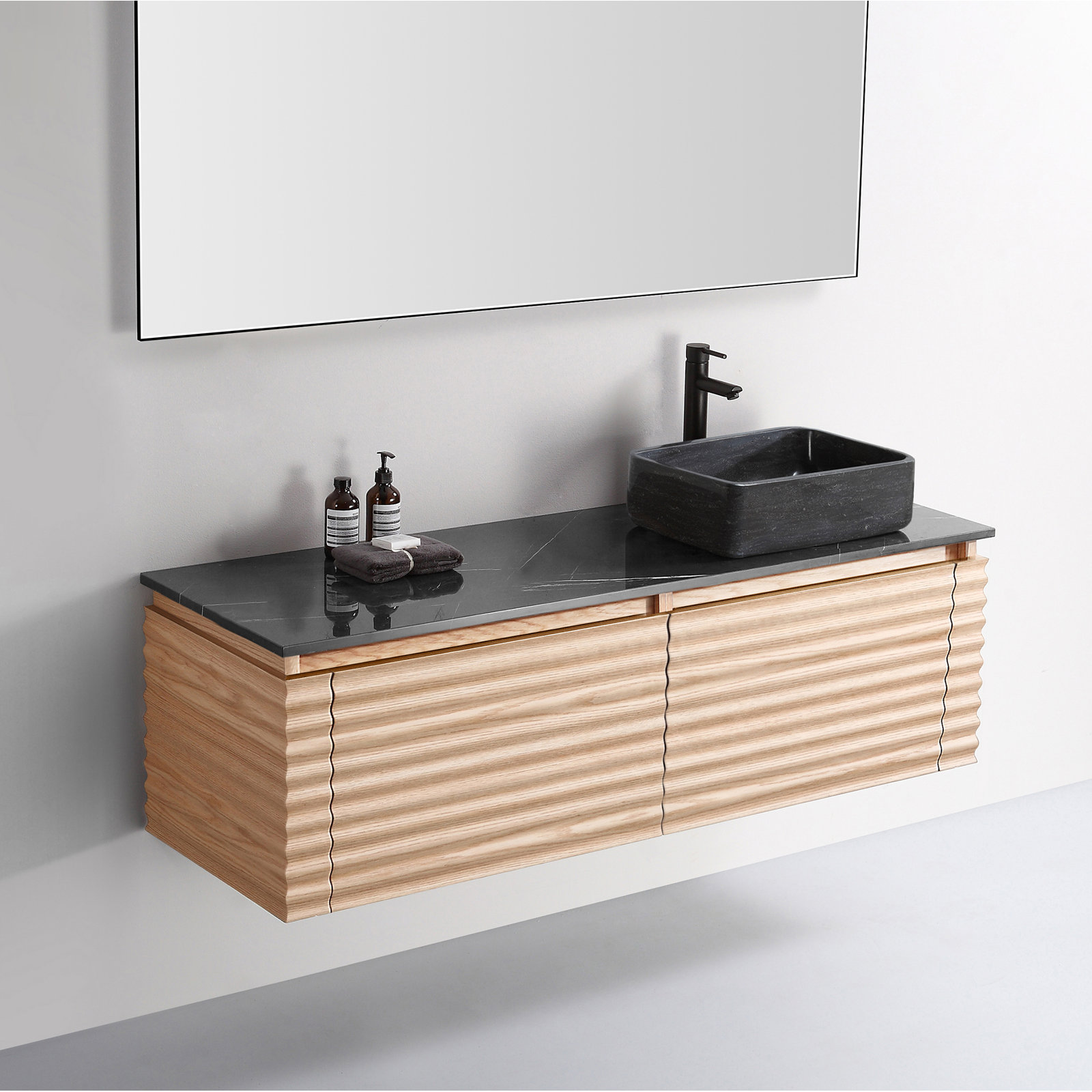 Jasmine 60" Oak Single Bathroom Vanity