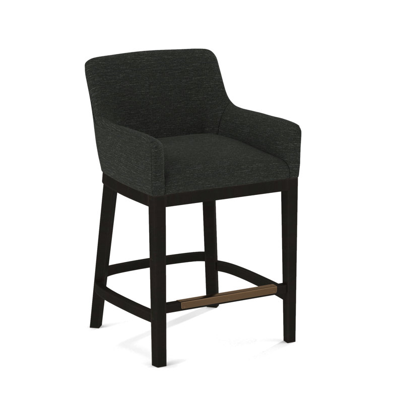 Upholstered Stool, Espresso, 61597-78