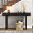 Stylish Rustic Narrow Console Table With Storage Drawers-207262300