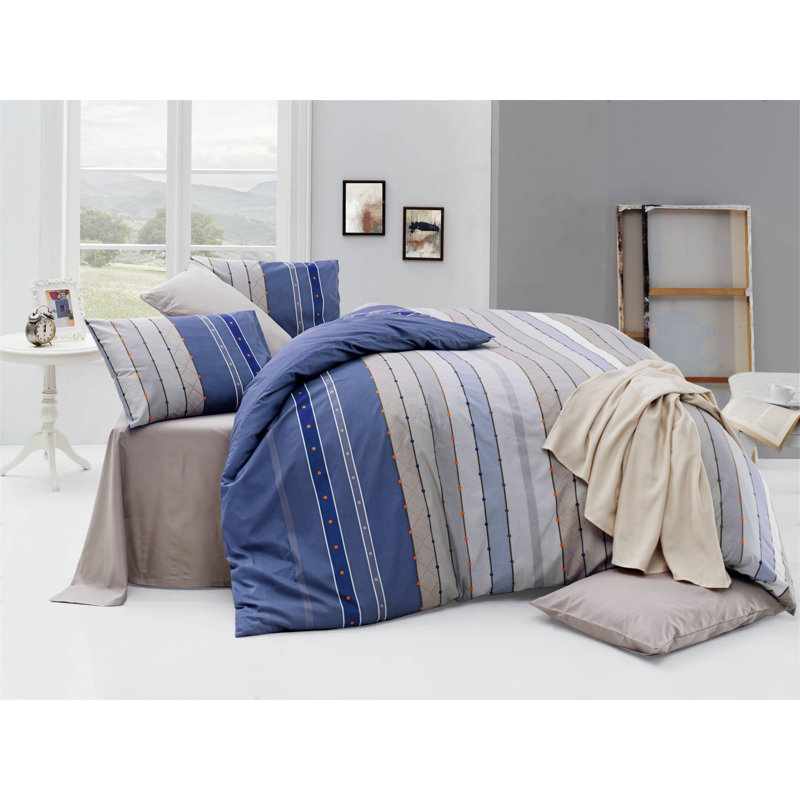 Fung Striped Duvet Cover Set with Pillowcases