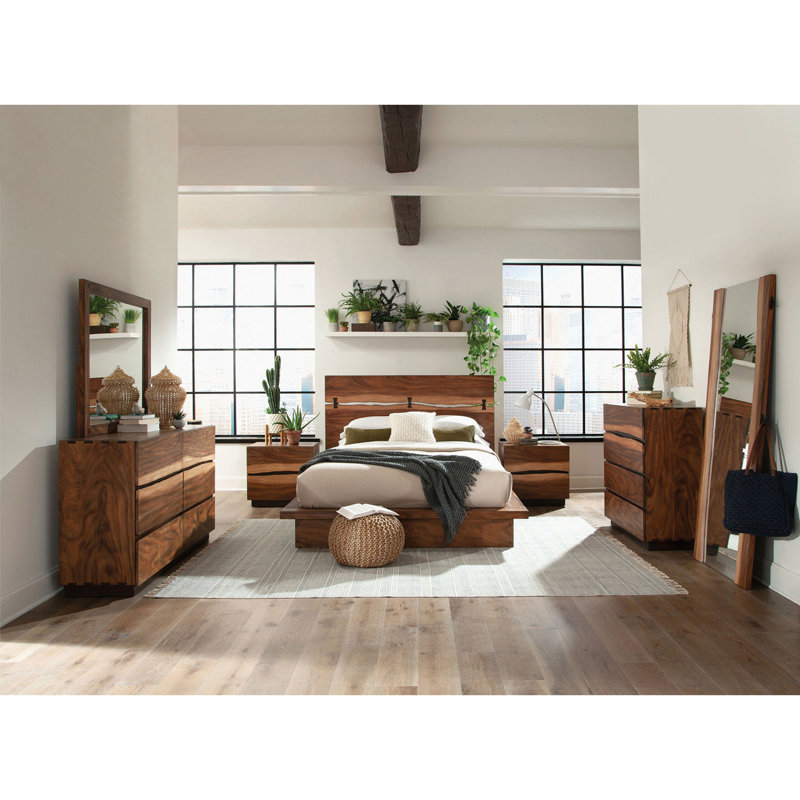Modern Elegant Design Flat bed, King
