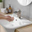 Robinet pour salle de bain à poignée simple