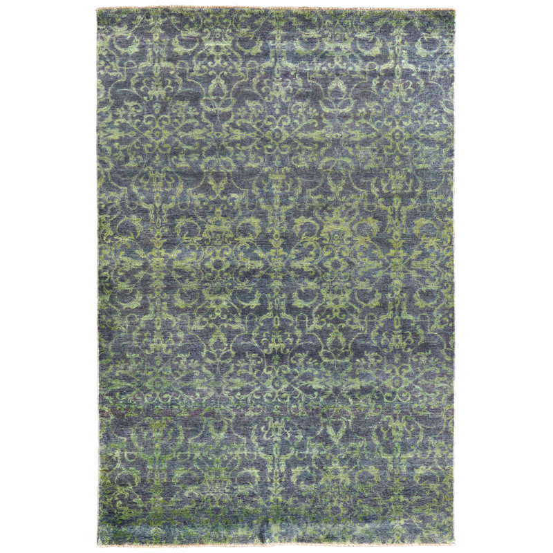 Tapis bleu Tesoro II, Rectangle 8 pi 6 po x 11 pi 6 po