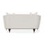 Paris Chic Loveseat - Cremini/Espresso