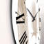 Tropical Beiges Leaves - Traditional wall clock-60327127
