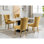 Chaise contemporaine en bois massif avec revêtement en velours, pieds en acier inoxydable doré et garniture cloutée distinctive, 2 chaises modernes de 2, revêtement, garniture fabriquée à la main pour une pièce élégante