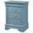 Louis Phillipe Nightstand with 3 Drawers Bed Side Table  Nightstand Bedroom End Tables-166158859