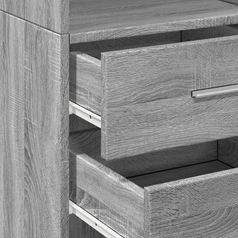 Shilonda Storage Cabinet, Grey Sonoma