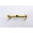 Wall Mount Bathroom Sink Faucet - Materials, Silent Water Flow, Pop-Up Drain Feature Mounted Tap Rust- Construction, Smooth Drainage, Gold Surface-121598723
