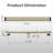Stainless Steel  Linear Tile-In Shower Drain With Hair Strainer, Removable Cover And Lifting Hook-104596944