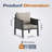 5-Person Luxury Outdoor Patio Set – Handwoven Rope, Aluminum Frame, Olefin Cushions-333931165