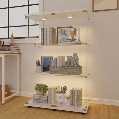 Tempered Glass Display Cabinet, Wine Cabinet, Storage Cabinet