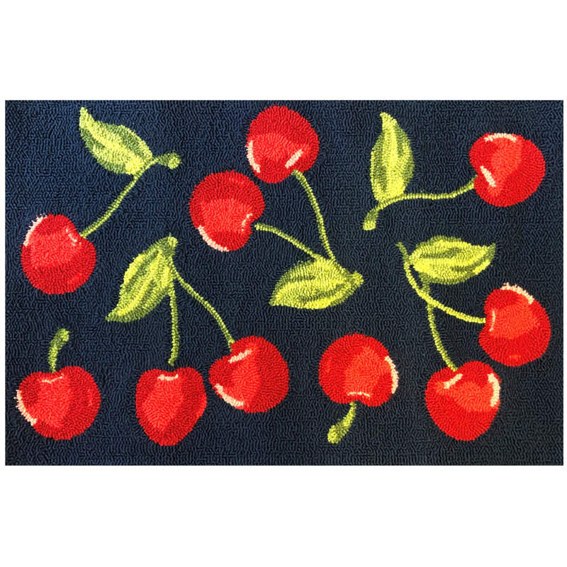 Cherry Toss Indigo Size 24"X36", 24" W x 36" L