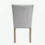 Ensemble de 2 chaises d'appoint Charnell en cuir synthétique gris et finition chêne