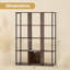 12-cube Bookcase 57" Tall Freestanding Bookshelf Industrial Shelf Display Rack