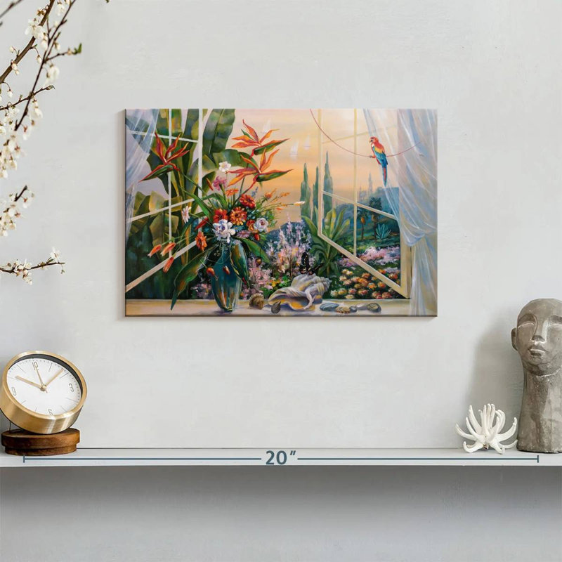Lilie Window, 8" H x 12" W