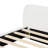 White Bouce Upholstered Platform Bed-1773924565
