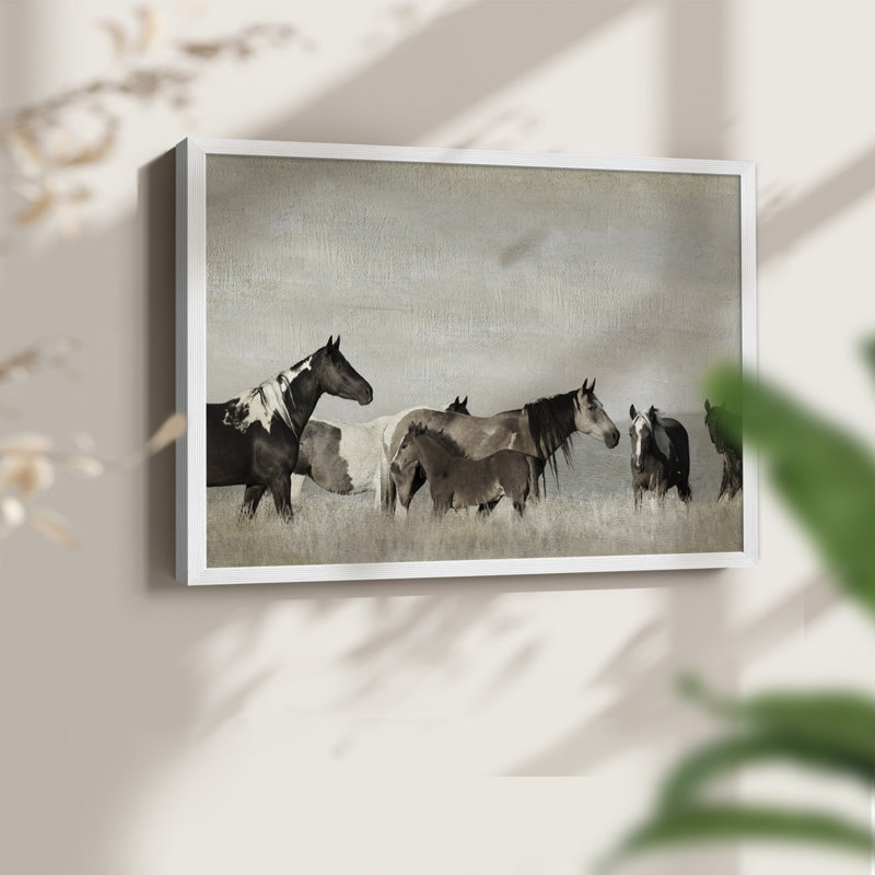 Ranging Free -Framed Print - Restickable, H 22 po x l 28 po, Blanc