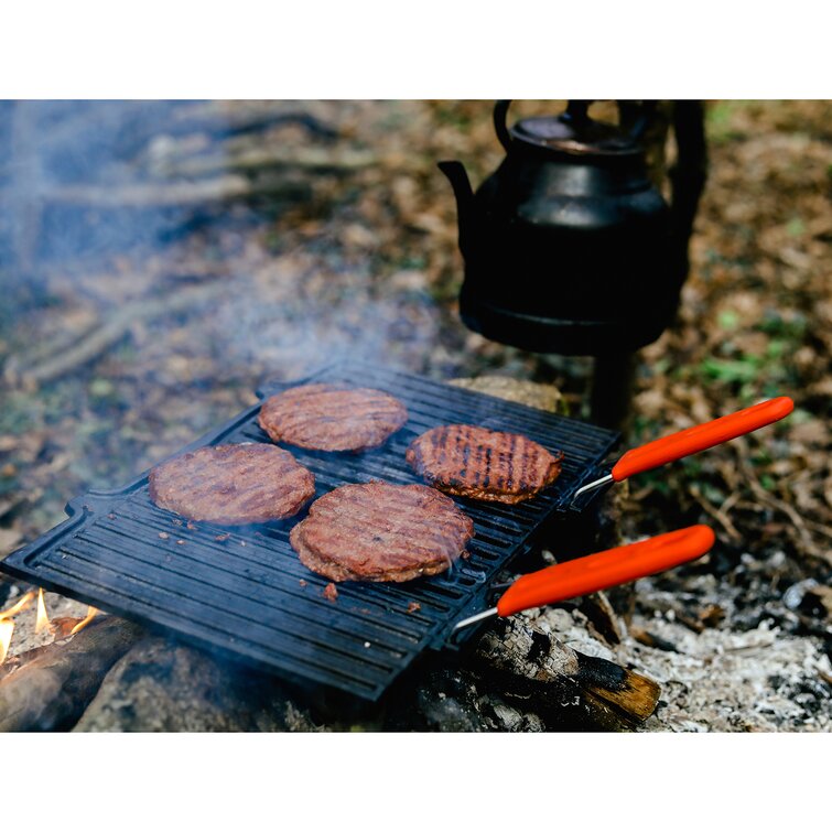 Carbon Steel Grill Griddle 19” Round Flat Heavy 16-gauge Gas Charcoal  Campfire