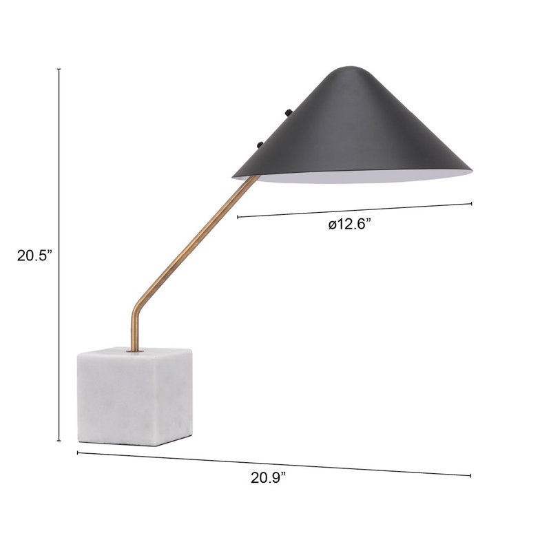 Pike Metal,Steel Desk Lamp