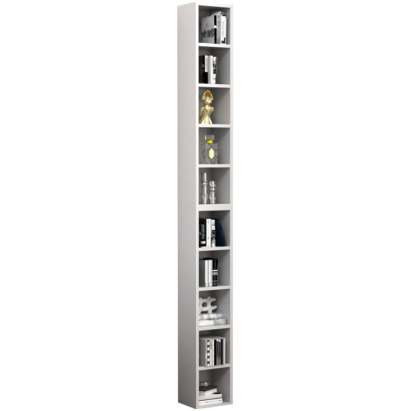 Atakhan 187cm H x 20cm W Standard Bookcase, White
