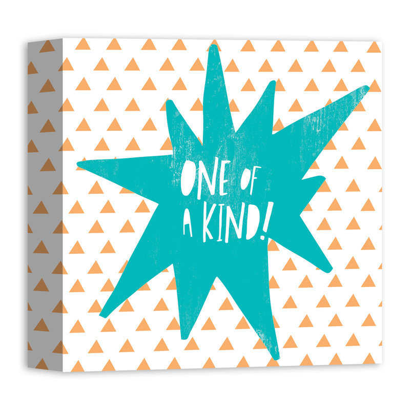 "One a Kind", art sur toile encadré, H 12 po x l 12 po, Toile tendue