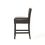 Tabouret de comptoir rembourré avec structure en bois massif, ensemble de 2-587419729