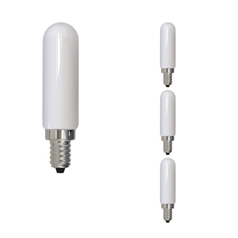 Ensemble de 4 ampoules à DEL à intensité variable de 4,5 watts avec culot candélabre (E12) à DEL, 3000 K