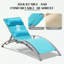 Ensemble de 3 chaises longues de piscine avec table-980934318