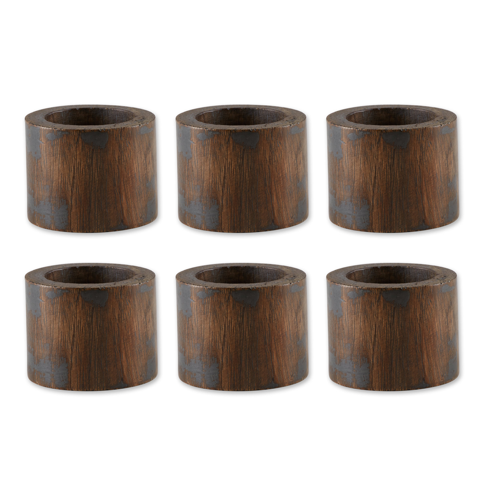 Wood Band Napkin Ring, Dark Brown